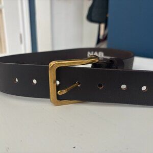 NAB Men's Leather Belt 32
